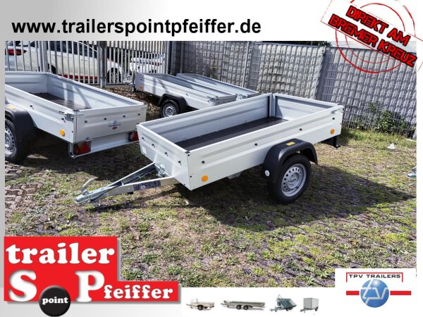 TPV KD-EU2 Kippanhänger mit klappbarer Deichsel - 750 kg