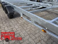 Vlemmix 20FT Container Anhänger 3500 KG Plattform 600x244 - 3 x Achse je 1350 KG TWISTLOCK