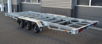 Vlemmix 20FT Container Anhänger 3500 KG Plattform 600x244 - 3 x Achse je 1350 KG TWISTLOCK