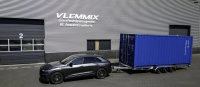 Vlemmix 20FT Container Anhänger 3500 KG Plattform 600x244 - 3 x Achse je 1350 KG TWISTLOCK