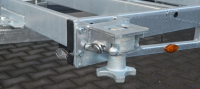 Vlemmix 20FT Container Anhänger 3500 KG Plattform 600x244 - 3 x Achse je 1350 KG TWISTLOCK