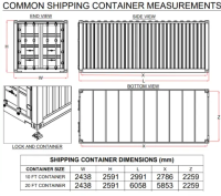 Vlemmix 20FT Container Anhänger 3500 KG Plattform 600x244 - 3 x Achse je 1350 KG TWISTLOCK