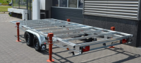 Vlemmix Wechselpritsche Anhänger 3500 KG Plattform 540x244 - 2 x Achse je 1800 KG