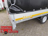 ABVERKAUF EDUARD 4018 -GD- Hochlader, Bordwände 30cm -2000kg- Lfh: 72cm -155/80R13 mit Hochplane N-Line Stahl - Gestell - Giebeldach