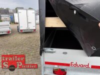 ABVERKAUF EDUARD 4018 -GD- Hochlader, Bordwände 30cm -2000kg- Lfh: 72cm -155/80R13 mit Hochplane N-Line Stahl - Gestell - Giebeldach