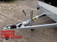 ABVERKAUF EDUARD 4018 -GD- Hochlader, Bordwände 30cm -2000kg- Lfh: 72cm -155/80R13 mit Hochplane N-Line Stahl - Gestell - Giebeldach