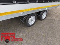 ABVERKAUF EDUARD 4018 -GD- Hochlader, Bordwände 30cm -2000kg- Lfh: 72cm -155/80R13 mit Hochplane N-Line Stahl - Gestell - Giebeldach