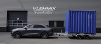 Vlemmix 10FT Container Anhänger 3500 KG Plattform 300x244 - 2 x Achse je 1800 KG