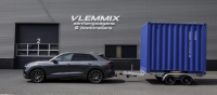 Vlemmix 10FT Container Anhänger 3500 KG Plattform 300x244 - 2 x Achse je 1800 KG