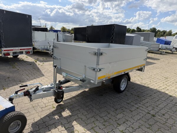 B-Ware / EDUARD 2514 -GE- Heckkipper, Bordwände 30cm -1500kg- H-Pumpe - Lfh: 63cm -195/50R13 mit 2514 - AufsatzBordwände pendelbar - 30cm hoch