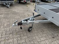 Aussteller / HUMBAUR Startrailer H 132513 ALU 1300 kg gebremst 251 x 131 mit Reling und H-Gestell