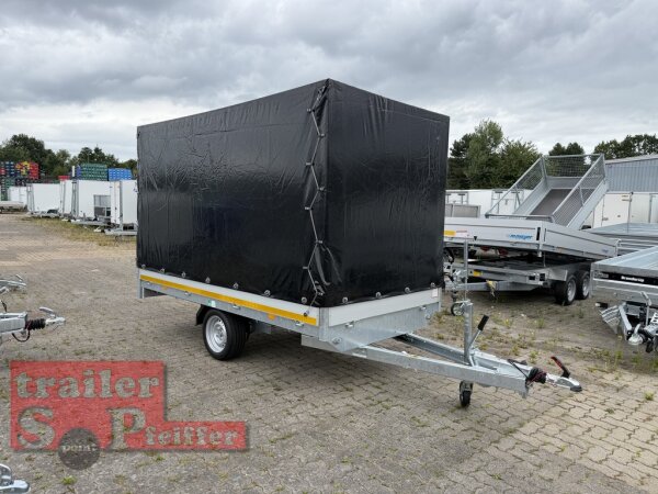 B-Ware / EDUARD 3116 -GE- Hochlader, Bordwände 30cm -1500kg- Lfh: 63cm -195/50R13 mit Hochplane SP-Line