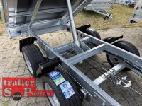 EDUARD 2615 -GD- Heckkipper, Bordwände 30cm -2000kg- H-Pumpe - Lfh: 63cm -195/50R13 mit Stahl - Kastenaufsatz