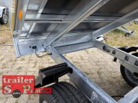 EDUARD 2615 -GD- Heckkipper, Bordwände 30cm -2000kg- H-Pumpe - Lfh: 63cm -195/50R13 mit Stahl - Kastenaufsatz
