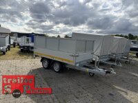EDUARD 2615 -GD- Heckkipper, Bordwände 30cm -2000kg- H-Pumpe - Lfh: 63cm -195/50R13 mit Stahl - Kastenaufsatz