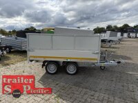 EDUARD 2615 -GD- Heckkipper, Bordwände 30cm -2000kg- H-Pumpe - Lfh: 63cm -195/50R13 mit Stahl - Kastenaufsatz