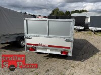 EDUARD 2615 -GD- Heckkipper, Bordwände 30cm -2000kg- H-Pumpe - Lfh: 63cm -195/50R13 mit Stahl - Kastenaufsatz