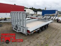 Aussteller / Vlemmix MT-4018-3500 - M - Maschinentransporter - Baggeranhänger 400 x 180 - 3500 kg - 3 Achser ALU Boden - 100 KM/H