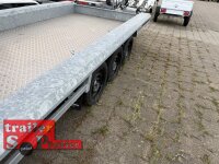 Aussteller / Vlemmix MT-4018-3500 - M - Maschinentransporter - Baggeranhänger 400 x 180 - 3500 kg - 3 Achser ALU Boden - 100 KM/H