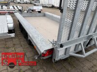 Aussteller / Vlemmix MT-4018-3500 - M - Maschinentransporter - Baggeranhänger 400 x 180 - 3500 kg - 3 Achser ALU Boden - 100 KM/H