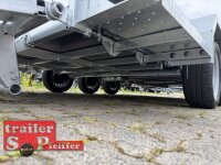 Saris MG 400 182 3500 3 S Tieflader Baumaschinentransporter TRIDEM mit Heckrampe