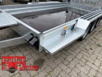 Saris MG 400 182 3500 3 S Tieflader Baumaschinentransporter TRIDEM mit Heckrampe