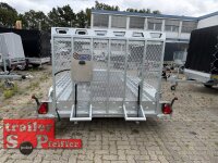 Saris MG 400 182 3500 3 S Tieflader Baumaschinentransporter TRIDEM mit Heckrampe