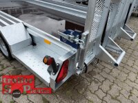 Saris MG 400 182 3500 3 S Tieflader Baumaschinentransporter TRIDEM mit Heckrampe