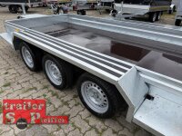 Saris MG 400 182 3500 3 S Tieflader Baumaschinentransporter TRIDEM mit Heckrampe