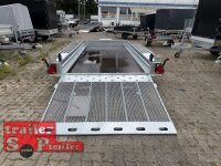 Saris MG 400 182 3500 3 S Tieflader Baumaschinentransporter TRIDEM mit Heckrampe