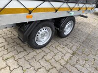 Aussteller /  EDUARD 2615 -GD- Heckkipper, Bordwände 30cm -2000kg- H-Pumpe - Lfh: 72cm -155R13 mit Hochplane SP-Line