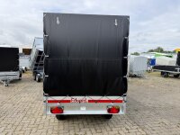 Aussteller /  EDUARD 2615 -GD- Heckkipper, Bordwände 30cm -2000kg- H-Pumpe - Lfh: 72cm -155R13 mit Hochplane SP-Line