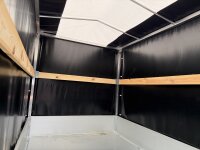 Aussteller /  EDUARD 2615 -GD- Heckkipper, Bordwände 30cm -2000kg- H-Pumpe - Lfh: 72cm -155R13 mit Hochplane SP-Line