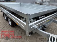 AKTION / Brenderup BT 5325 ST B 3500 KG - STAHL - HECKKIPPER 325 x 180 - Elektro Pumpe - Rampen - Stützen