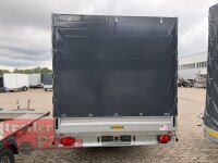 HUMBAUR HN 304121 Hochlader ALU 3000 kg - 410 x 210 - 195/50R13 mit Hochplane SP-Line