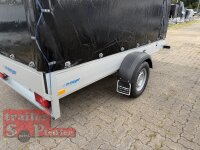 Aussteller / WM Meyer B 1330/151  Kastenanhänger mit Plane SP-Line Einachser - gebremst ÖKO Schräge