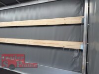 Aussteller / EDUARD 4020 -GD- Hochlader, Bordwände 30cm -2700kg- Lfh: 63cm -195/50R13 mit Hochplane SP-Line mit Rollfix beidseitig