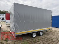 Aussteller / EDUARD 4020 -GD- Hochlader, Bordwände 30cm -2700kg- Lfh: 63cm -195/50R13 mit Hochplane SP-Line mit Rollfix beidseitig