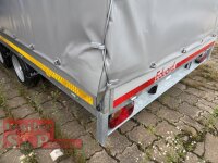 Aussteller / EDUARD 4020 -GD- Hochlader, Bordwände 30cm -2700kg- Lfh: 63cm -195/50R13 mit Hochplane SP-Line mit Rollfix beidseitig
