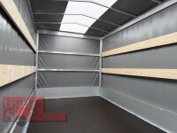 Aussteller / EDUARD 4020 -GD- Hochlader, Bordwände 30cm -2700kg- Lfh: 63cm -195/50R13 mit Hochplane SP-Line mit Rollfix beidseitig