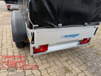 AKTION - WM Meyer BT 2025/126  gebremst - Tandem - Kastenanhänger mit Plane SP-Line BLACK BILL