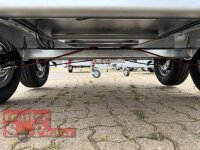 AKTION - WM Meyer BT 2025/126  gebremst - Tandem - Kastenanhänger mit Plane SP-Line BLACK BILL