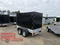 AKTION - WM Meyer BT 2025/126  gebremst - Tandem - Kastenanhänger mit Plane SP-Line BLACK BILL