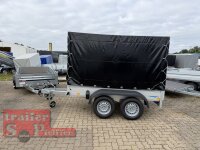 AKTION - WM Meyer BT 2025/126  gebremst - Tandem - Kastenanhänger mit Plane SP-Line BLACK BILL