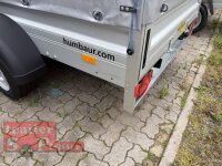 Aussteller /  HUMBAUR HA 203015  KV ALU 2000 kg gebremst 303 x 150 mit Hochplane SP-Line ÖKO Schräge