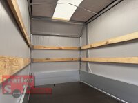 Aussteller /  HUMBAUR HA 203015  KV ALU 2000 kg gebremst 303 x 150 mit Hochplane SP-Line ÖKO Schräge