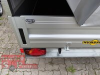 Aussteller /  HUMBAUR HA 203015  KV ALU 2000 kg gebremst 303 x 150 mit Hochplane SP-Line ÖKO Schräge
