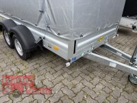 Aussteller /  HUMBAUR HA 203015  KV ALU 2000 kg gebremst 303 x 150 mit Hochplane SP-Line ÖKO Schräge