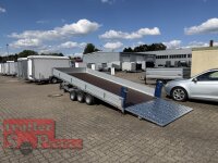 B-Ware / Saris TP 507 210 3500 3 K - Tridem mit Heckrampe kippbar über Hydraulik und Aluwände - Seilwinde - 195/55R10