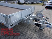 B-Ware / Saris TP 507 210 3500 3 K - Tridem mit Heckrampe kippbar über Hydraulik und Aluwände - Seilwinde - 195/55R10